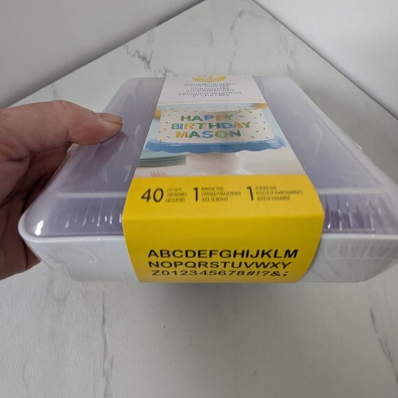 Wilton Alphabet/Number Cake Decorating Cut-Outs Set - Picture 4 of 5